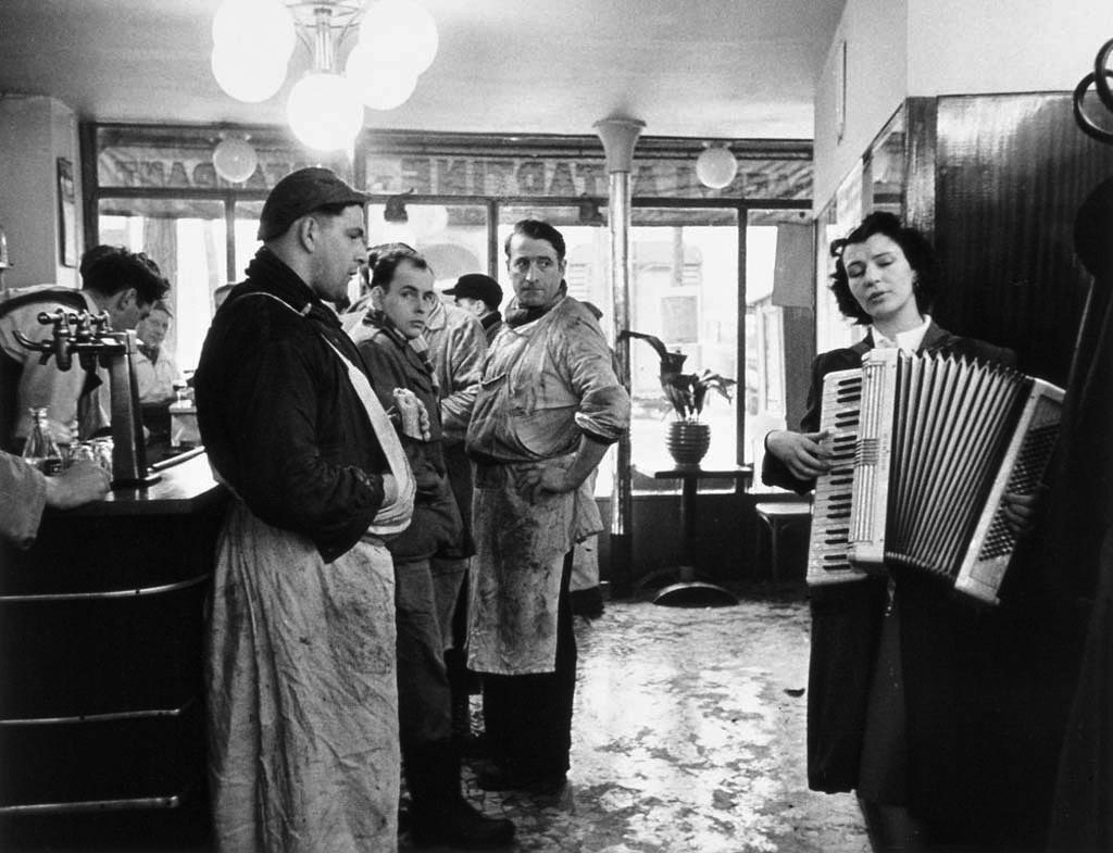 Les bouchers mélomanes, Rungis, 1954. Photo Robert Doisneau.
